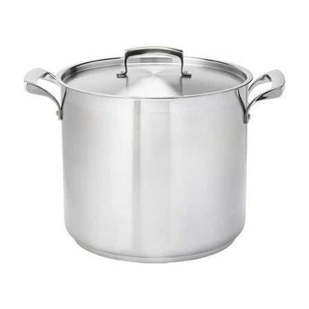 Browne Foodservice Thermalloy Stainless Steel Deep Stock Pot | 20 Qt.
