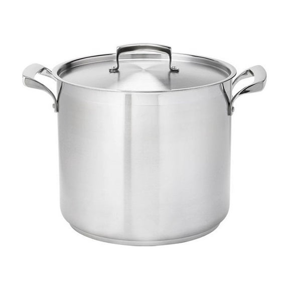 Browne Foodservice Thermalloy Stainless Steel Deep Stock Pot | 16 Qt.