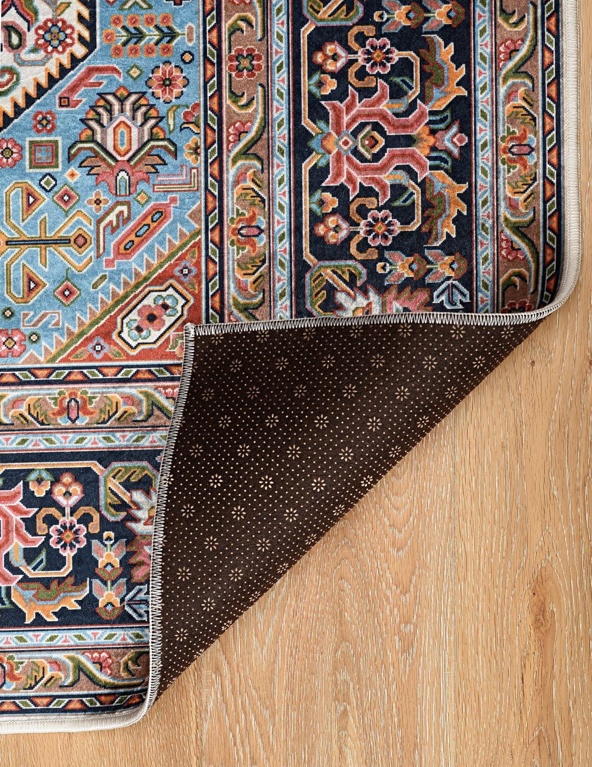 Emerald Martin Red & Navy 6'7" x 9'7" Area Rug