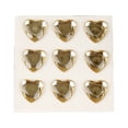 thumbnail image 3 of 10 Sheets Rhinestone Stickers Children Hand Acrylic Decals Three-dimensional Student DIY Love Heart Crafts Label Table Party Light Coffee, 3 of 6