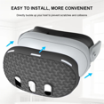 thumbnail image 3 of Couvercle de Lentille Protectrice pour Quest 3 Remplacement Étanche Accessoires VR Étui Protecteur en Silicone 7 Pcs Blanc, 3 of 4