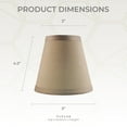 thumbnail image 3 of Royal Designs, Inc. Empire Chandelier Shade CS-1004-5GR, Gray, 3 x 5 x 4.5, 3 of 8