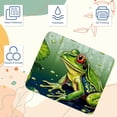 thumbnail image 3 of Frog Gaming Mouse Pad Desk Mat Desk Pad, Non-Slip Rubber Bottom, Printed, Square 8.3x9.8 Inch - Suitable for Office and Gaming, 3 of 6