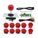 thumbnail image 1 of Methold Joystick de Arcade, pieza reemplazada, botones de juego, suministros de juegos profesionales multicolores, artesanía de sensibilidad Videojuegos y accesorios Rojo, 1 of 6