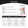 thumbnail image 5 of Gukieu Colorful Flowers Print Women's Quick-drying Fitness Vest, Round Neck Sleeveless Fitness T-shirt, Suitable for Yoga, Sports-Large, 5 of 7