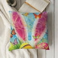 thumbnail image 3 of nygtbtfer Outdoor Throw Pillow Cover Colorful Egg Flower Waterproof Cushion Pack Ear Pillow Cases Home Decoration for Patio Garden Couch Sofa, 3 of 5