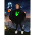 thumbnail image 4 of Toddler Baby Girls Boys Halloween Costume Cosplay Ghost Smile Cape Cloak Fancy Party Hoodie 1-6 Years, 4 of 9
