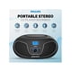 thumbnail image 4 of Reproductor Cd Philips Taz3300b Portátil Radio Fm Estéreo Negro, 4 of 9