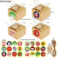 thumbnail image 2 of Cajas de dulces de Navidad, calendario de adviento navideño, cajas de regalo vacías para niños, 2 of 3