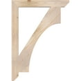 thumbnail image 3 of Ekena Millwork 3 1/2"W x 30"D x 42"H Westlake Slat Smooth Bracket, Douglas Fir, 3 of 4