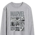 thumbnail image 3 of Marvel - Villain Grid - Men's Long Sleeve Graphic T-Shirt, 3 of 5