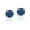 Blue, variant on 14K White Gold Round Sapphire Stud Earrings