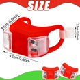 thumbnail image 2 of Lumières de Proue de Bateau Rouges et Vertes Led avec 5 Pcs de Batteries Bouton pour Bateau Kayak Ponton Aéroglisseur Yacht Bateau à Moteur Vélo Chasse -ACGIV, 2 of 4