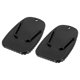 thumbnail image 1 of 2Uds Motocicleta Pata Cabra Almohadilla Lateral Soporte Extensión Almohadilla Negro, 1 of 1