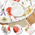 thumbnail image 4 of Round Picnic Table Cloth 100% Waterproof & Oil Proof, Elastic Fitted Table Cover for 45"-52" Round Tables, for Dining, Camping, Outdoor, 4 of 7