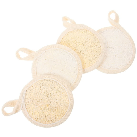 4 Pcs Exfoliating Pads Face Exfoliator Scrubber Facial Sponges The Cleansing for Massager