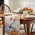 thumbnail image 3 of Hello Fall Cotton Linen Table Runner, Washable Table Runners for Kitchen, Dining Room, Holiday, Home Party Table Decor, 13x108 Inches, 3 of 9