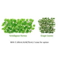 thumbnail image 6 of Expandable Artificial Privacy Screen Fence Simulation Retractable Fence Panel with Faux Leaves Decorative Nature Wood Trellis Fence Greenery Wall, 6 of 6