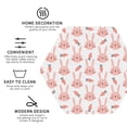 thumbnail image 3 of Kdxio Rabbit Is And Carrots Funny Coasters,4 Pcs Leather Coasters,Housewarming Gifts,Protect Furniture from Water Marks Scratch and Damage, 3 of 8
