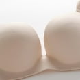 thumbnail image 3 of CNKOO Women Wireless Push Up Bra Seamless Deep V Soft Padded Everydays Bra T-Shirt Bra, 3 of 5