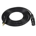 thumbnail image 2 of Esquirla Instrument Cable 3.5mm 1/8 Inch TRS Stereo Male to XLR 3Pin Female Mic Cable 3m, 2 of 8
