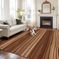thumbnail image 2 of Large Area Rugs for Living Room Bedroom, Brown Western 6'x9' Rug Washable Carpet Runner Indoor Outdoor, Vintage Farmhouse Wood Barn Door Non Slip Floor Mats Rug for Kitchen, Playroom, 2 of 8