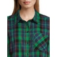 Time and Tru Women's Flannel Shirt, Sizes XS3XL