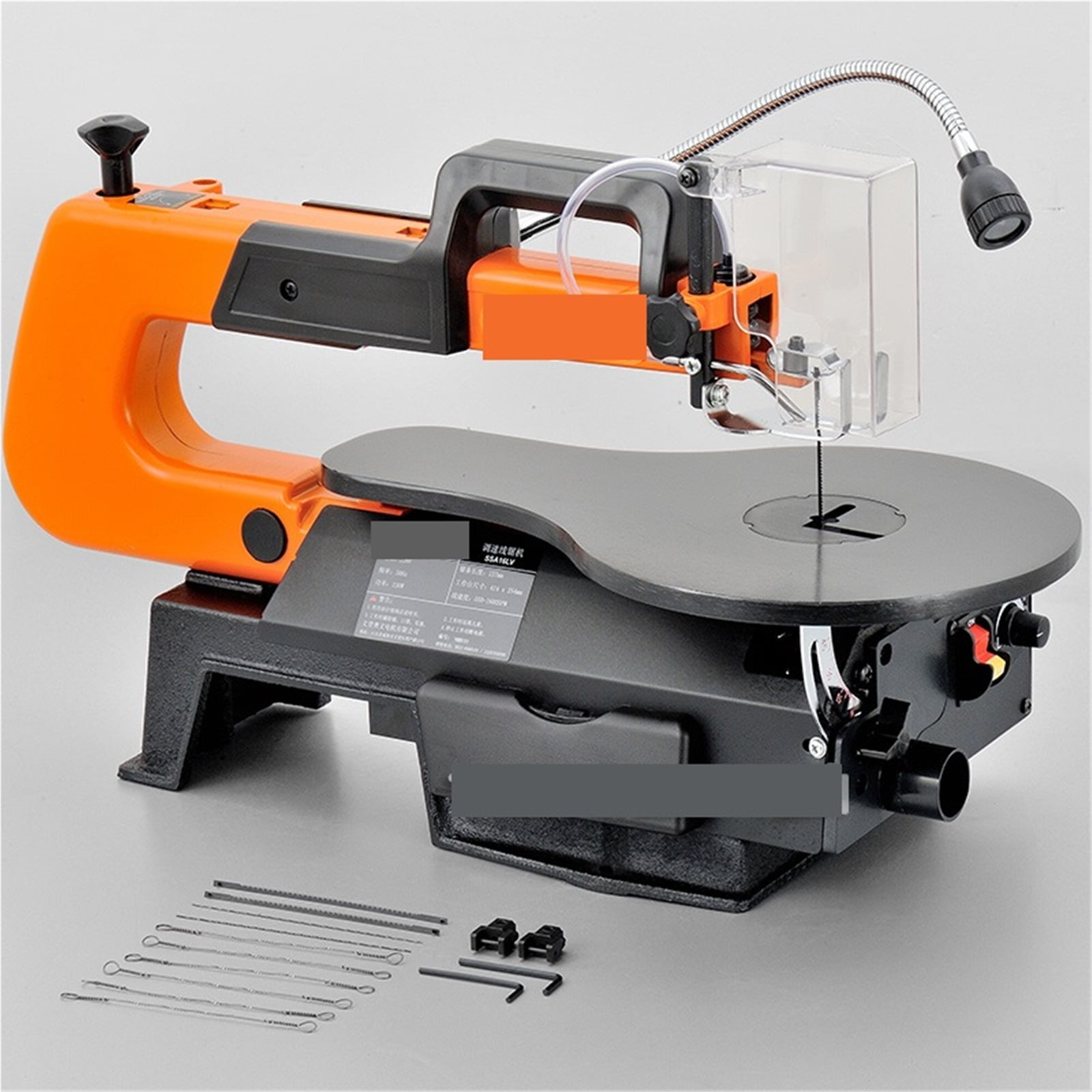 Electric Jig Saw, Woodworking Wire Sawing Machine, Carving Machine Speed Adjustable Carpentry Cutting Machine Table Saw ,Heavy Duty Build