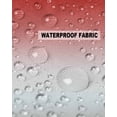 thumbnail image 5 of Pack of 2 Outdoor Pillow Covers, Abstract Red and Grey Gradient Waterproof Square Throw Pillowcase Cushion Decorative Pillow Covers for Couch Patio Tent, 18x18 in, 5 of 6