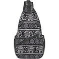 thumbnail image 2 of Sling Bag, Wild Horses Crossbody Sling Backpack Travel Hiking Chest Bag Daypack For Purses Shoulder Body Bag Women Men'S, 2 of 7