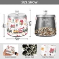 thumbnail image 2 of Yayeee Ashtray with Lid for Cigarette Smokeless Stainless Steel Home Ash Holder, Christmas Penguin, 2 of 7