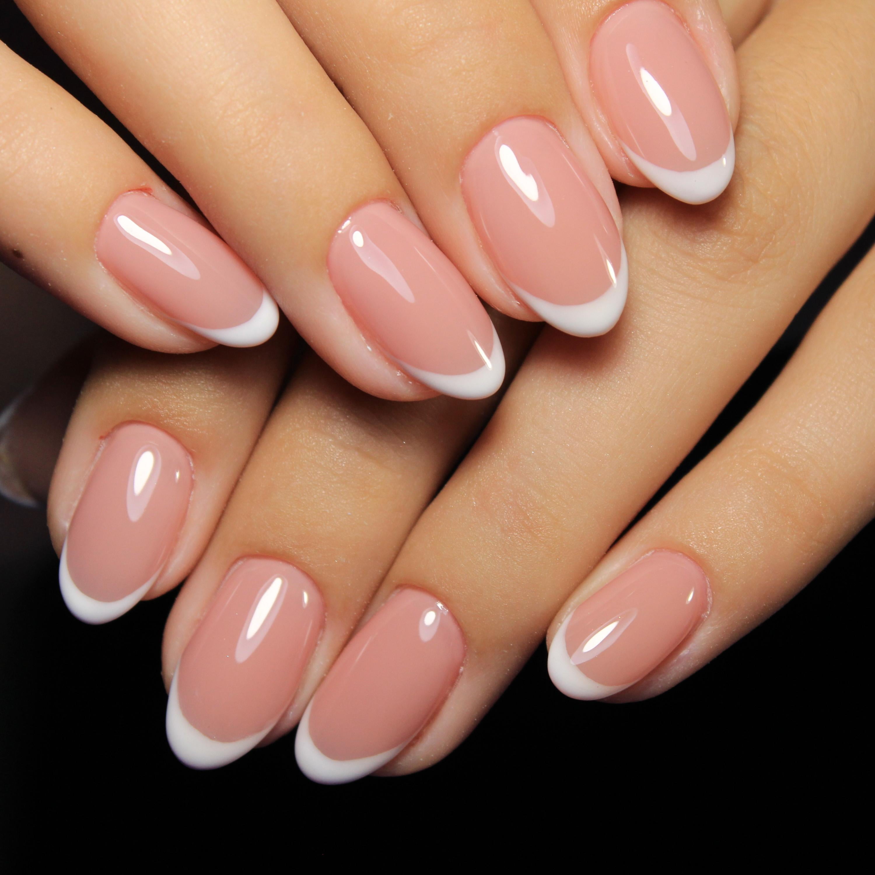 NABulous™ Clear Almond Short Soft Gel Nail Starter Kit | Professional Nail Kit | Short Length Full Cover Nail Tips | DIY Manicure Essentials (Almond Short)