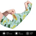 thumbnail image 3 of Daiia Avocado Flowers And Leaves UV Sun Protection Arm Sleeves - Cooling Compression Arm Sleeve - Sports & UV Arm Sleeves for Men & Women, 3 of 8
