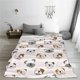 thumbnail image 5 of Fotbe Bulldog Face Manta de Franela Acolchonada con Estampado, Súper Suave y Esponjosa, Extra Grande para Sofá, Cama, Uso Todo el Año-80"x60", 5 of 7