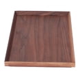 thumbnail image 4 of Walnut Wooden Tray With Tenon Structure, Rectangle Serving Tray For Tea, Fruit, Dessert, Bread, 4 of 8
