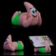 thumbnail image 2 of 2024 new Cute Patrick Star Phone Stand PVC Action Doll Model Toy 8cm Sponge Baby Pi Da Xing, 2 of 5