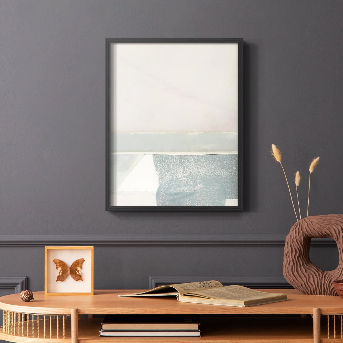 Couturier I Framed Print in Black Solid Wood Framed Print No Nail Hanging