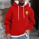 thumbnail image 1 of Dolkfu Sudadera con capucha para hombres, sudadera de manga larga estampada, camiseta deportiva con cordón para hombres XXL, 1 of 5