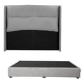 thumbnail image 1 of Recámara King Size Becca Plata con Cabecera + Box Base Cama, 1 of 8