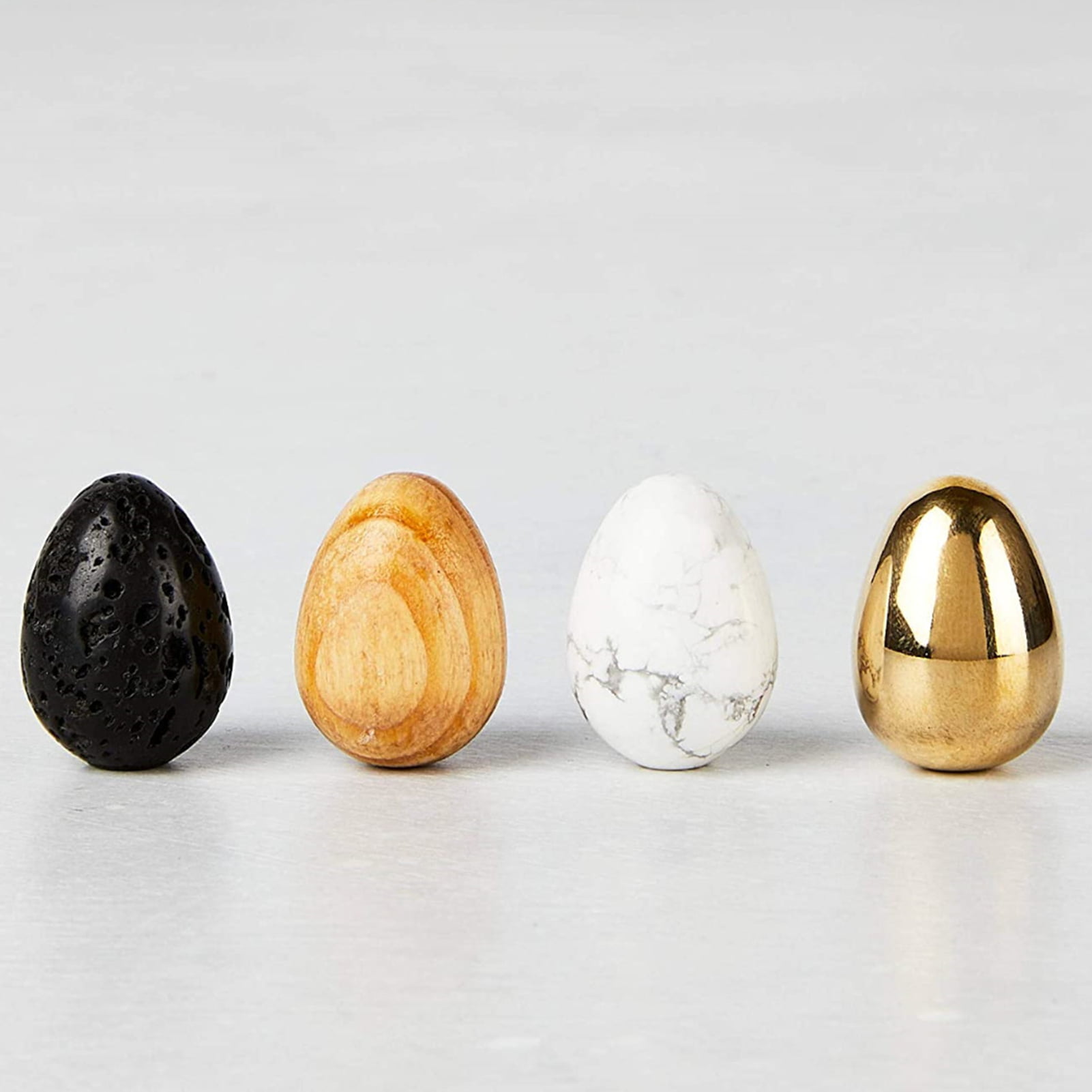 Orijin Design Co. All Natural Meditation, Mindfulness & Focus Tool. The  Thinking Egg. Natural Brass Metal