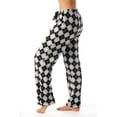 thumbnail image 2 of Just Love Women's Plush Pajama Pants 6339-10351-RED-M (Black - Argyle, X-Large), 2 of 3