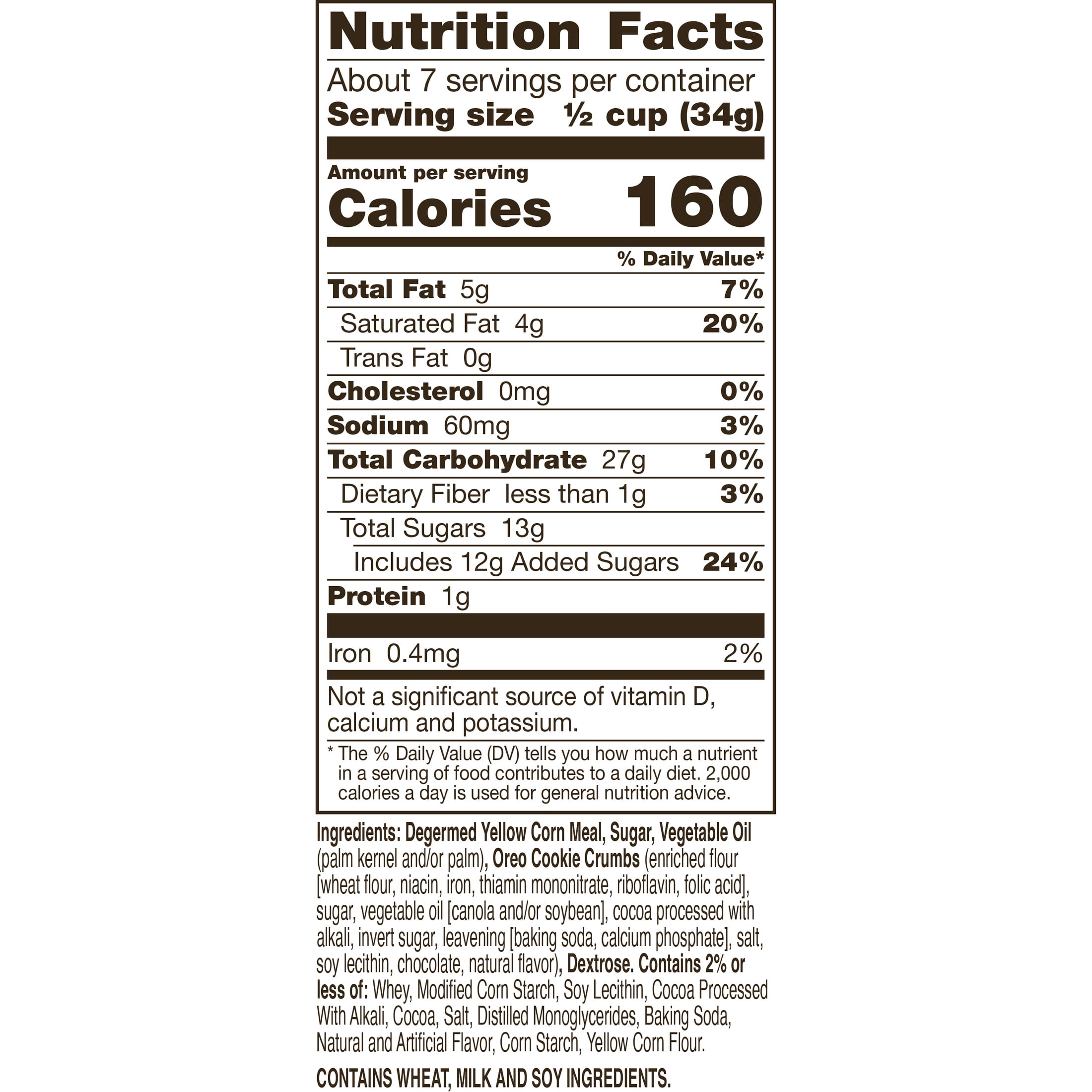 Chex Mix Muddy Buddies, OREO Cookies and Cream Snack Mix, 9 oz