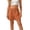 W121 Orange, variant on Landzoo Girls Shorts Solid Color Elastic Waist Sweet Summer Cozy Soft Girls Active Shorts Size 5-6 Years Blue