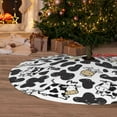thumbnail image 6 of Yiaed Cow Print Christmas Tree Skirt , Tree SkirtsTree Mat for Christmas Winter Holiday Indoor Decorations-30", 6 of 7