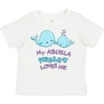 thumbnail image 3 of Inktastic My Abuela Whale-y Loves Me Boys or Girls Toddler T-Shirt, 3 of 5