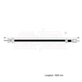 thumbnail image 2 of Cable Chicote Velocimetro Compatible Con Universal Universal Todos Todos 1 8 Metros CAHSA Cable Chicote Acelerador, 2 of 6