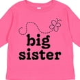thumbnail image 4 of Inktastic Big Sister Butterfly Announcement Girls Long Sleeve Toddler T-Shirt, 4 of 5
