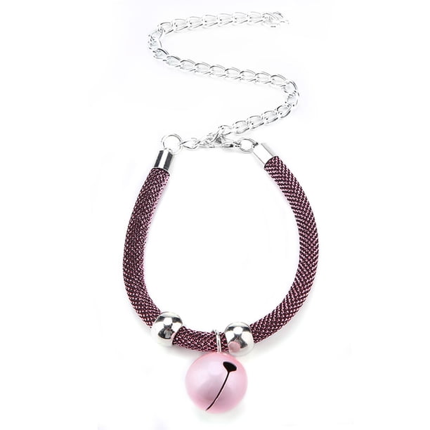 Collar Para Gatos Con Campana, Collar Ajustable De Nailon Para Mascotas, Suave Y Agradable Para La Piel. Collar De Mascotas De Estilo Japonés Con Cadena De Extensión Para