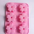 thumbnail image 5 of Uioepy Heavily Discounted 6-Link Sakura Silicone Mold Cherry Blossoms Silicone Mould Fondant Cake Cookie Decorating Mould Cake Tools Cake Mould Dessert Molds, 5 of 6