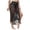 Z-Black364, variant on JIAYUE Womens Swimwear Cover-Ups Solid Color Mid-Calf Summer Side Slit Lace Up Beach Mesh Lightweight Cozy Tassel Hollow Out Beach Swimsuit Cover Up Skirt